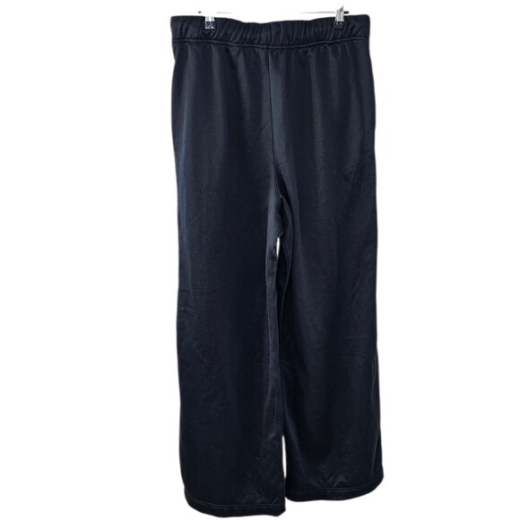 Free People Movement Fineline Wide Leg Track Pants, High-Rise, Black, Size Large - Picture 3 of 12